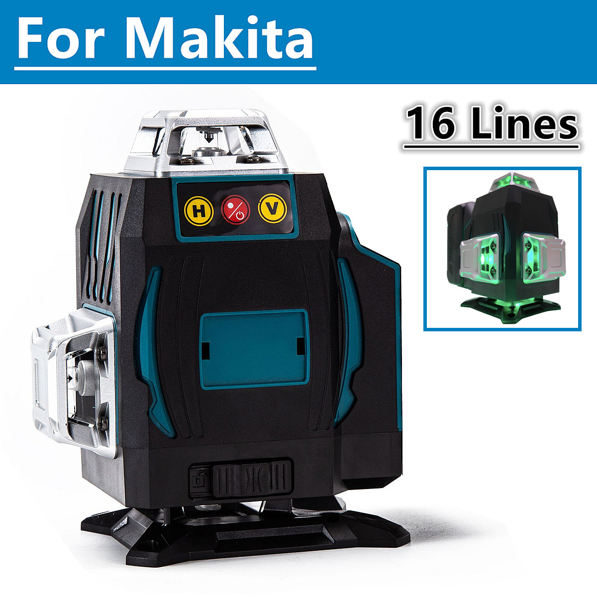 Power Tools Green - Voor Makita 18V batterij 16 lijnen