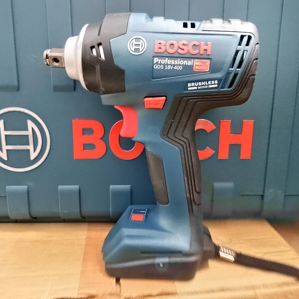 Power Tools Cordless - Bosch GDS 18V-400 Accu-slagmoersleutelmachine 400Nm Elektrische