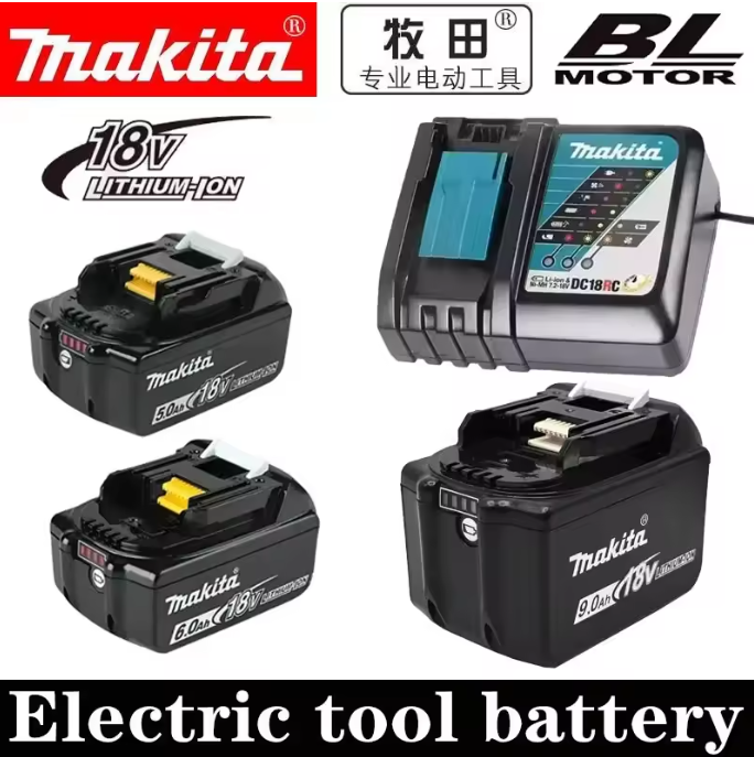 Power Tools Makita - Originele Makita 18V accu 9Ah 6Ah