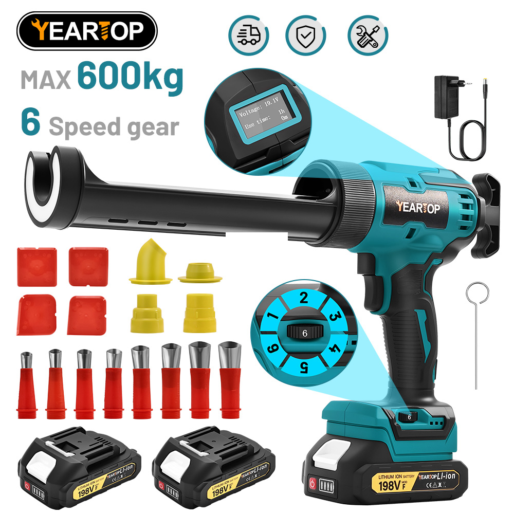 Power Tools Makita - 6 snelheden Draadloze Elektrische Lijmpistool Siliconen