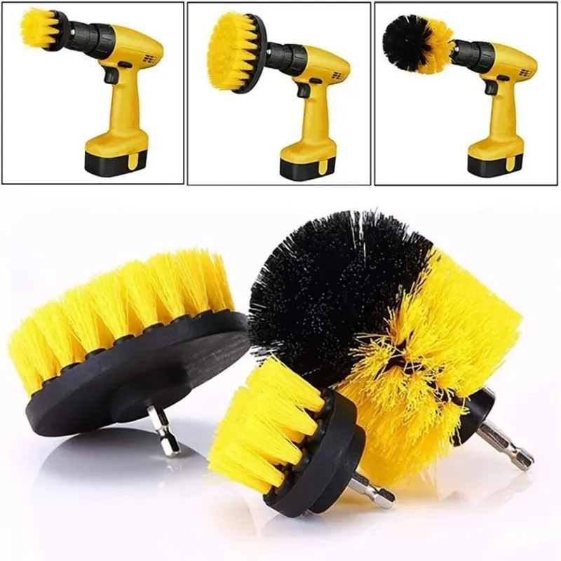 Power Tools On Sale - 3-delige boorborstelset, krachtige reinigingsborstels, gereedschapsset voor