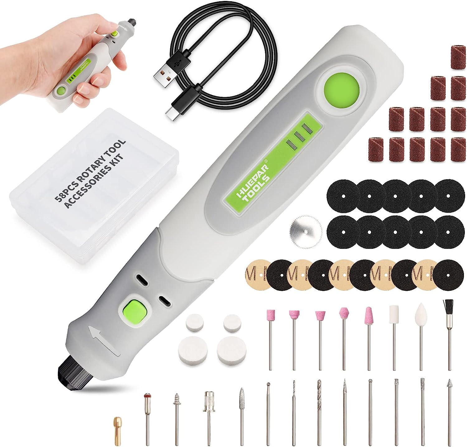 Impact Driver Cordless - Elektrische Boor Stiftslijper Graveur Polijstmachine met