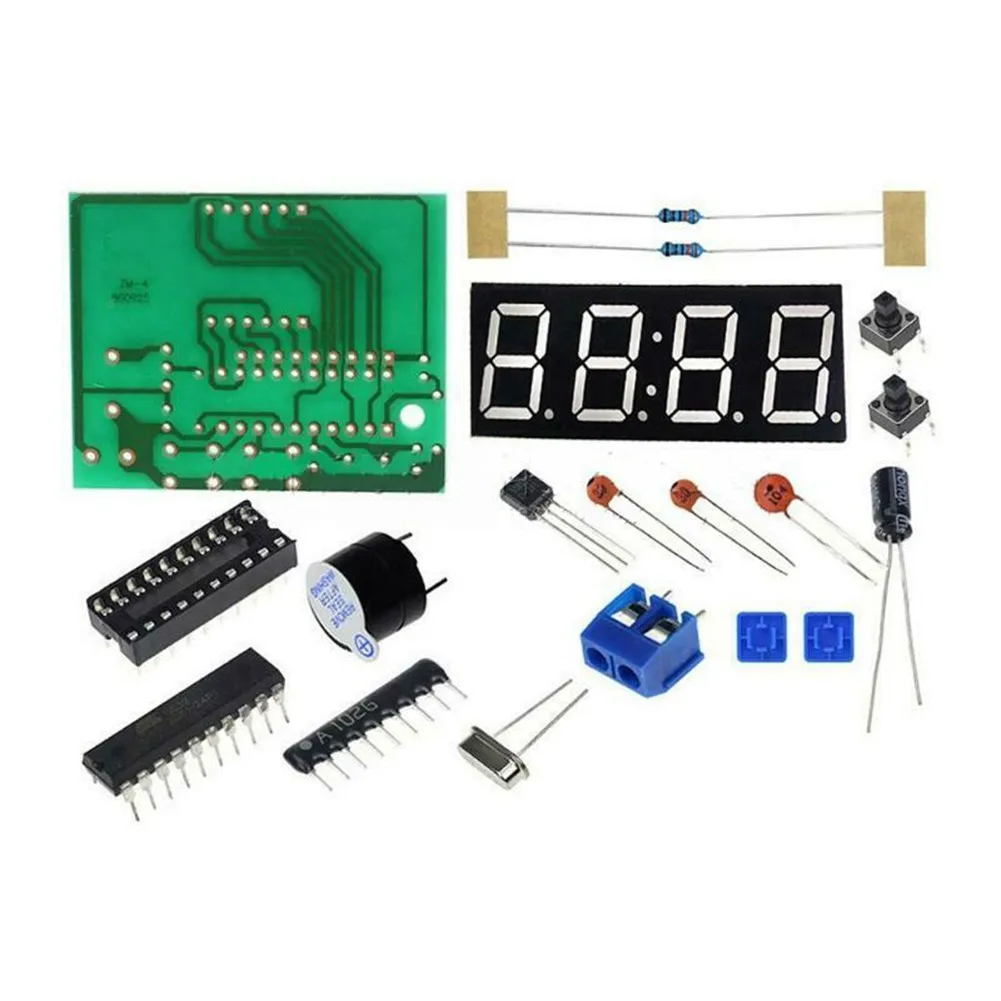 4-bit digitale klok DIY soldee - Power Tools Skills recensie en prijs