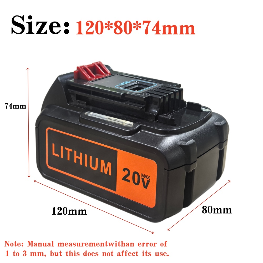 8Ah Vervangende batterij met h - Black+Decker Tool 20V Max recensie en prijs
