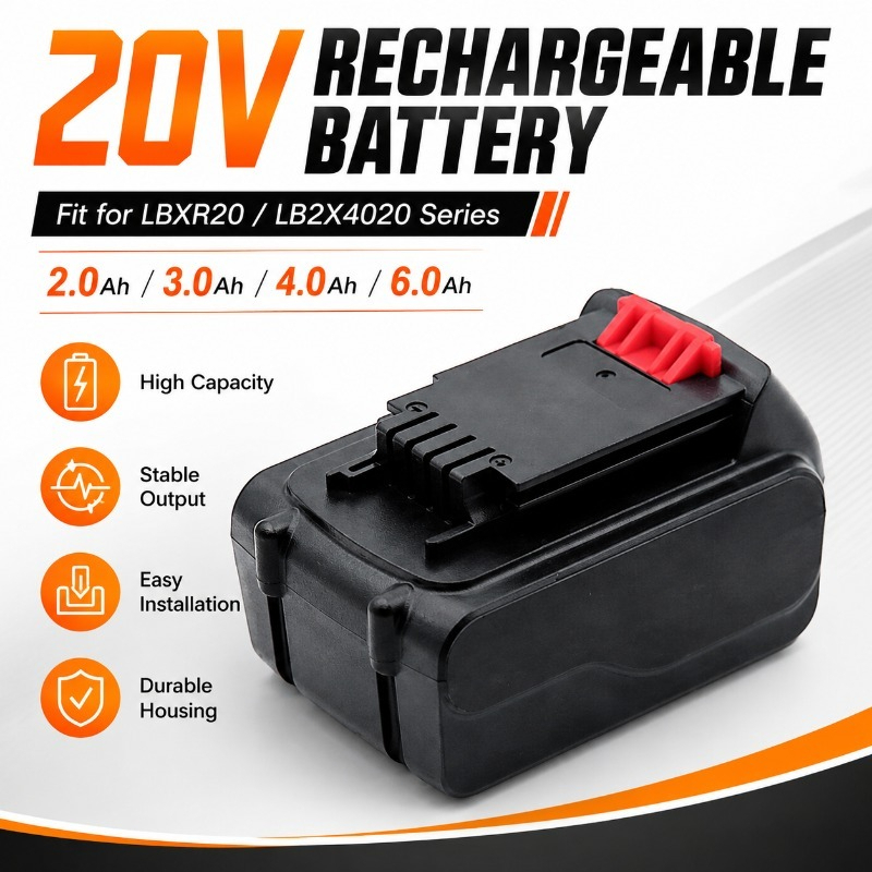 20V Max 6.0Ah lithium-ion verv - Black+Decker Tool 20V Max recensie en prijs