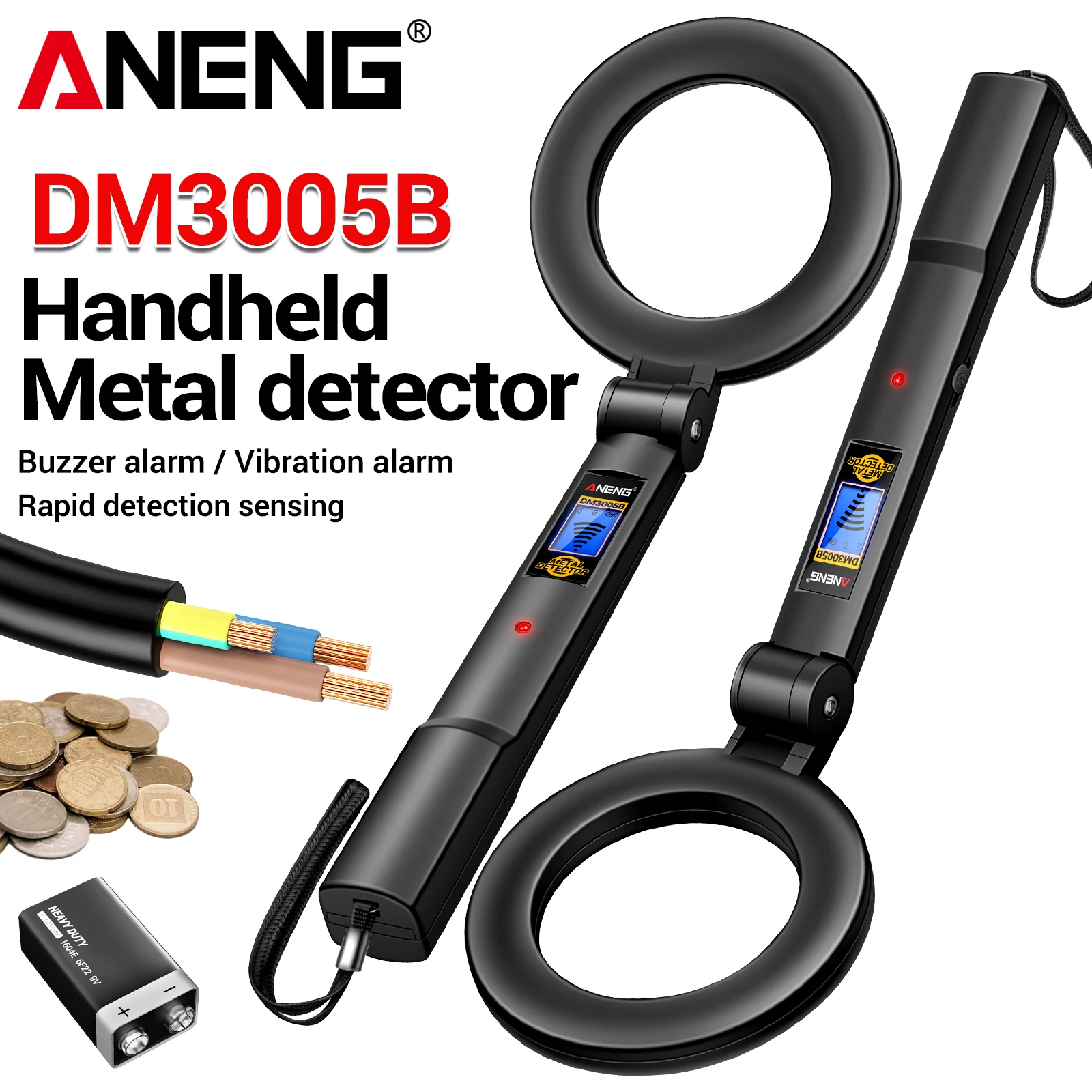 ANENG DM3005B draagbare metaal - Power Tools Inspection recensie en prijs