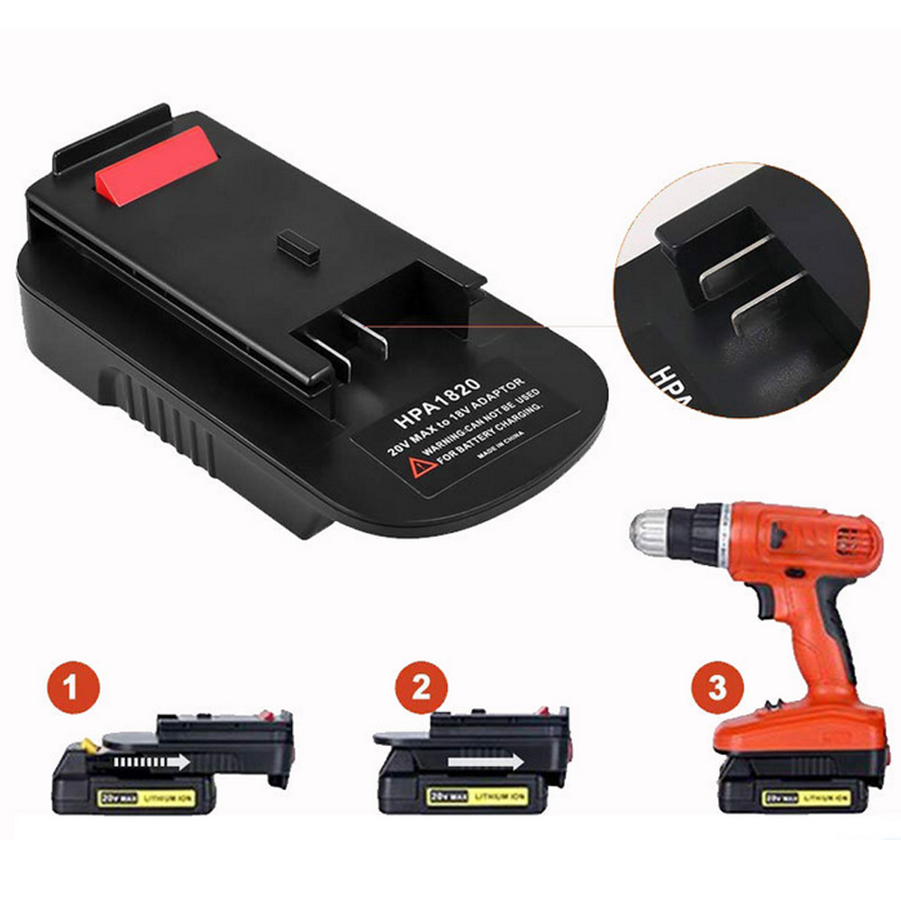 HPA1820 Vervanging Adapter Voo - Black+Decker Tool 20V Max recensie en prijs