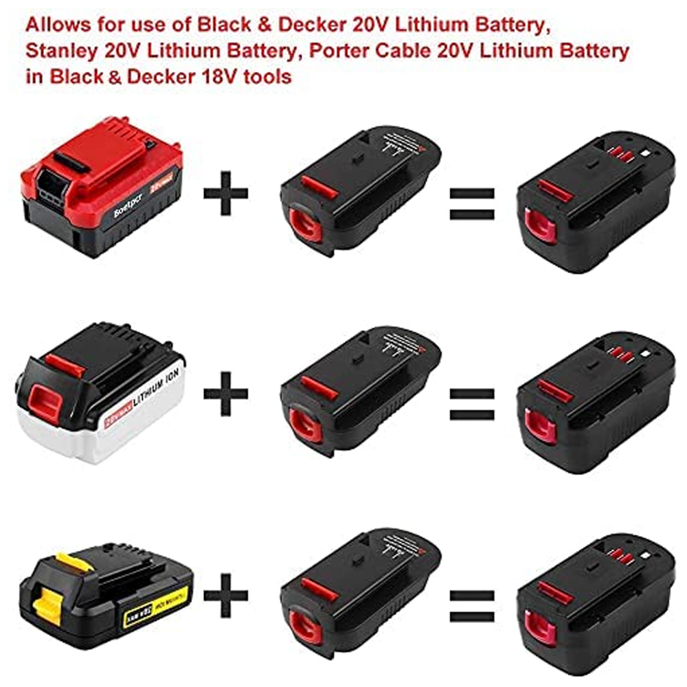 HPA1820 Vervanging Adapter Voo - Black+Decker Tool 20V Max recensie en prijs