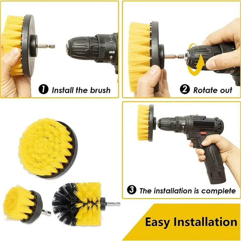 3-delige boorborstelset, krach - Power Tools On Sale recensie en prijs