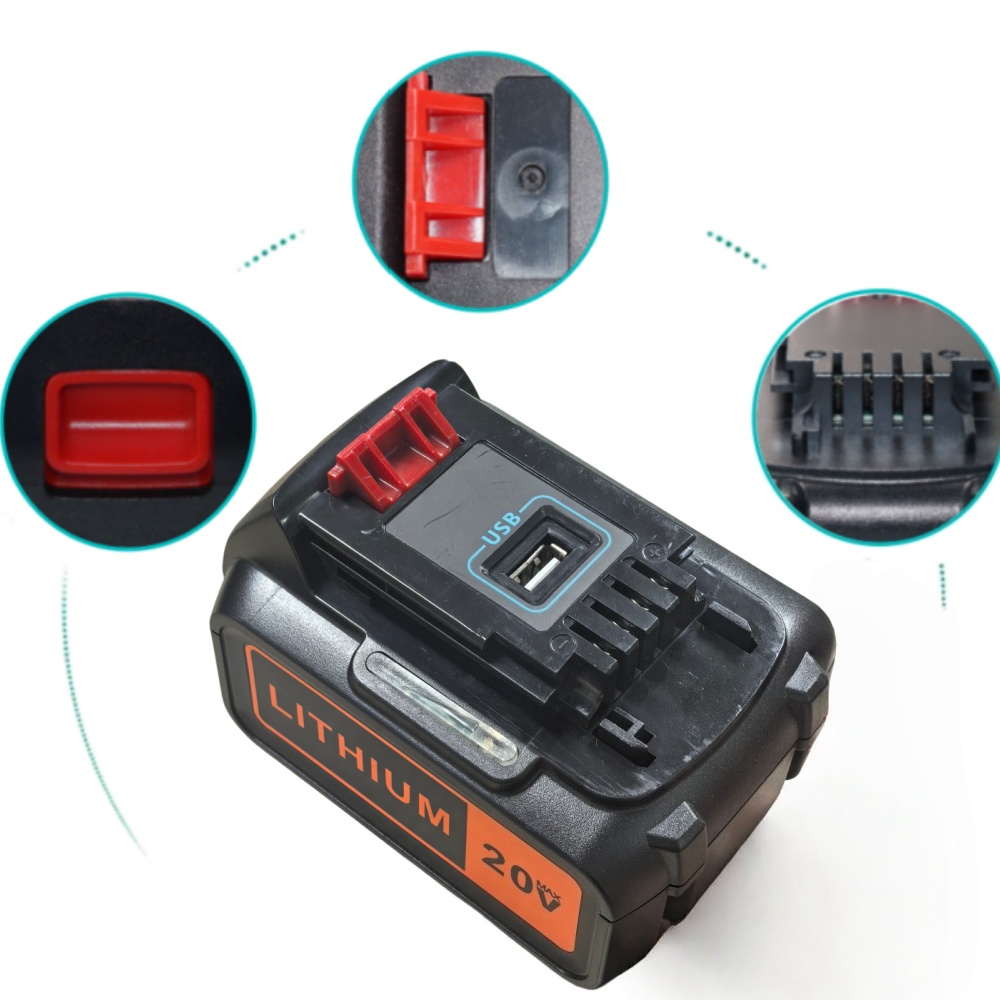 8Ah Vervangende batterij met h - Black+Decker Tool 20V Max recensie en prijs