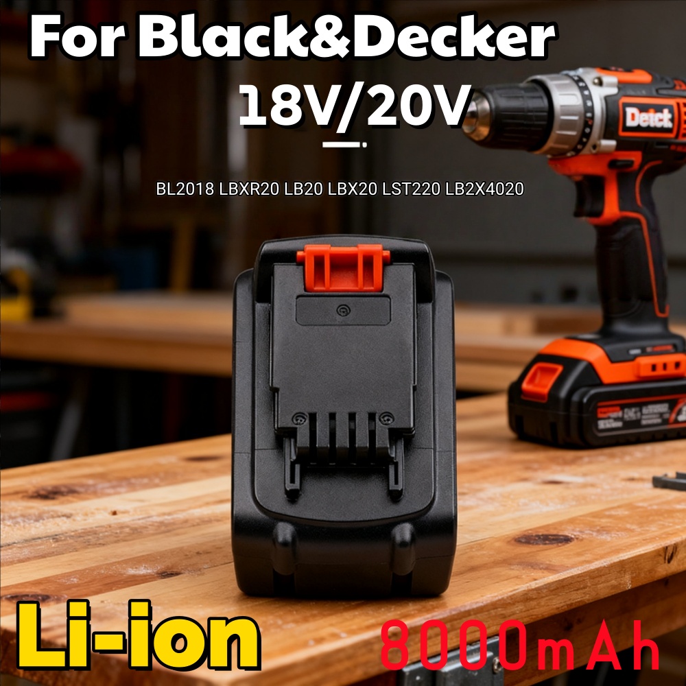 Lange gebruiksduur 20V 8000mAh - Black+Decker Tool 20V Max recensie en prijs